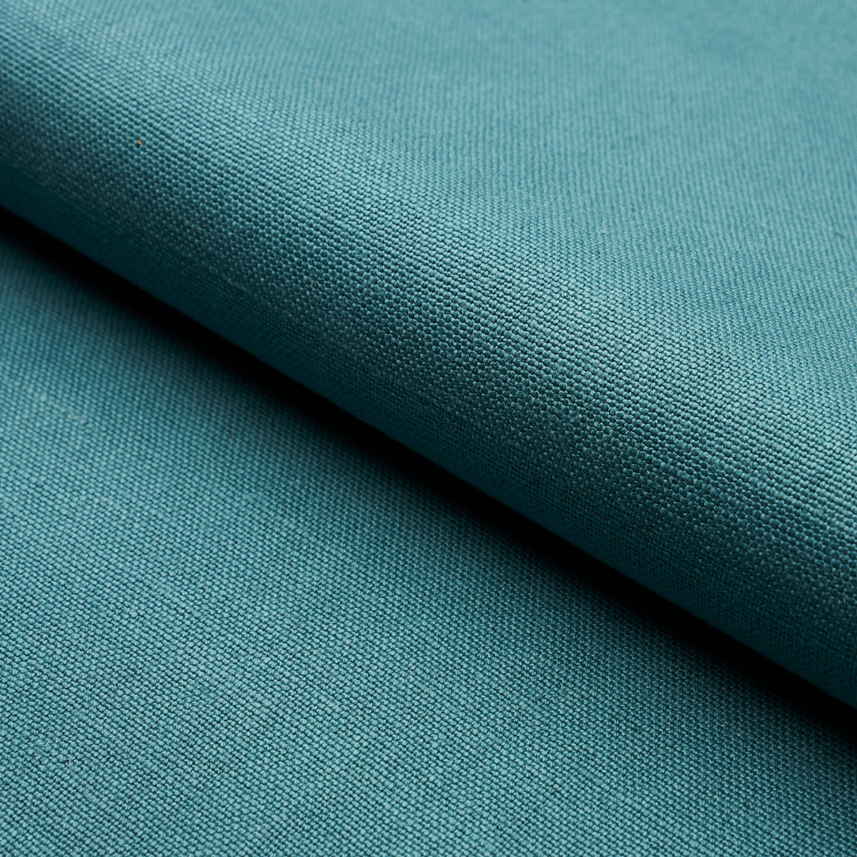 Piet Performance Linen fabric in aquamarine color - pattern number 69948 - by Schumacher in the Perfect Basics: Linen collection