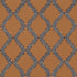 Topi Applique fabric in sienna color - pattern number 69991 - by Schumacher in the Tribal Chic collection