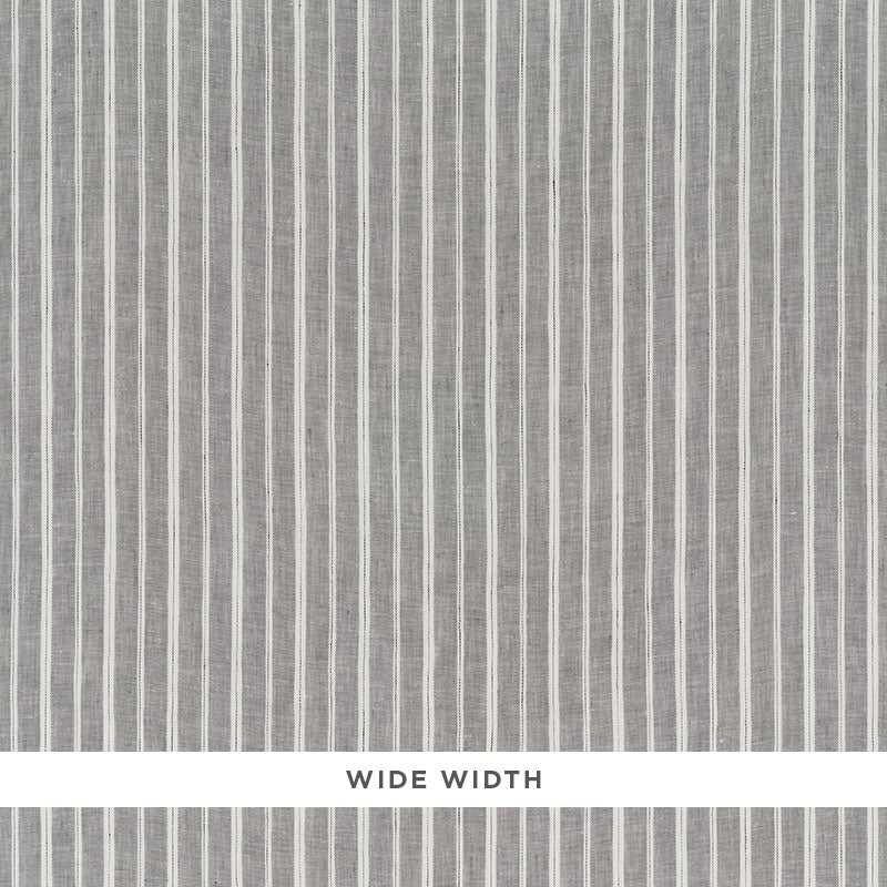 Filippo Linen Sheer fabric in grey color - pattern number 70022 - by Schumacher in the Essentials: Sheers &amp; Casements collection