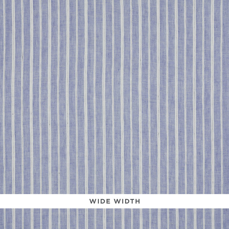 Filippo Linen Sheer fabric in chambray color - pattern number 70024 - by Schumacher in the Essentials: Sheers &amp; Casements collection