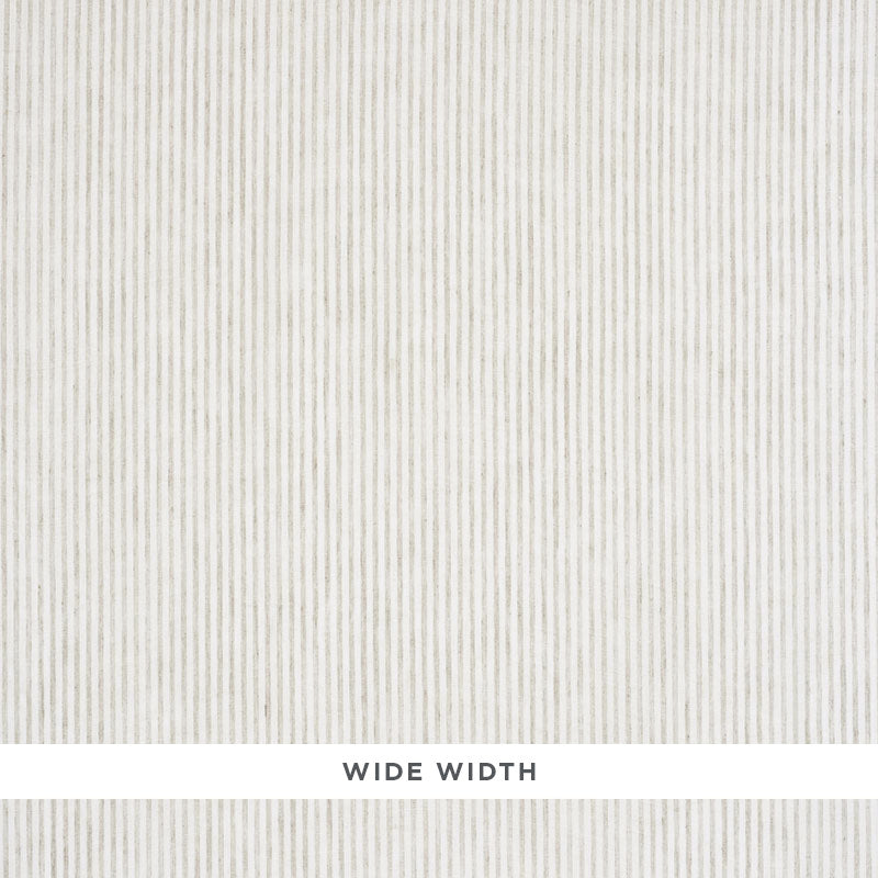 Tori Stripe Sheer fabric in linen color - pattern number 70060 - by Schumacher in the Essentials: Sheers &amp; Casements collection