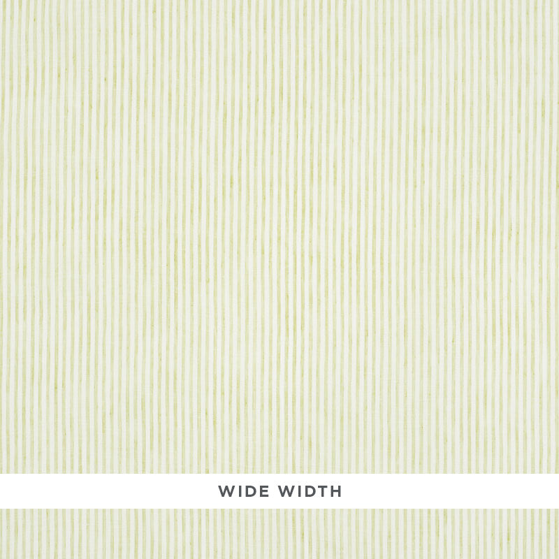Tori Stripe Sheer fabric in leaf color - pattern number 70063 - by Schumacher in the Essentials: Sheers &amp; Casements collection