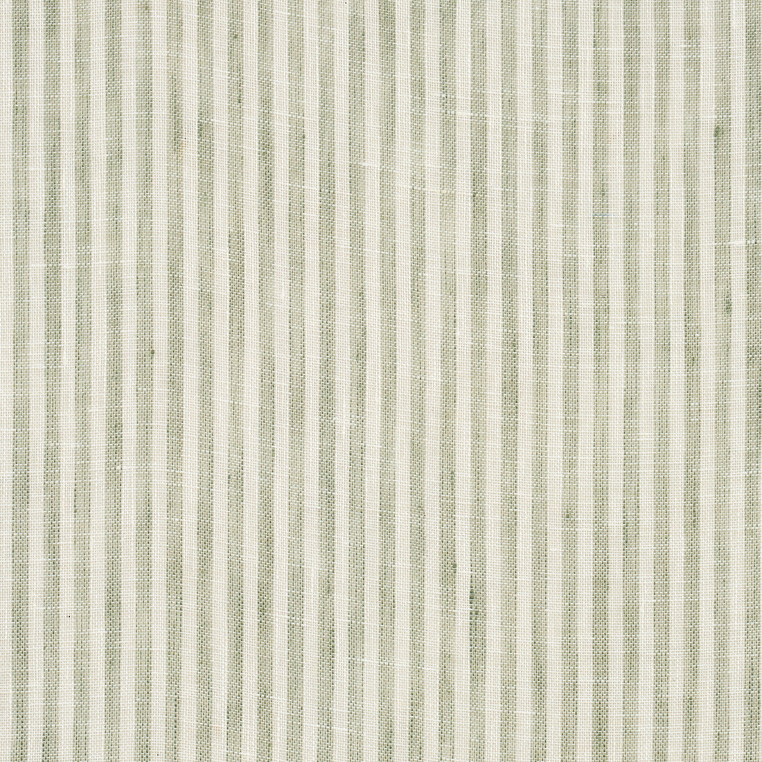 Tori Stripe Sheer fabric in sage color - pattern number 70069 - by Schumacher in the Stripes Revisits collection