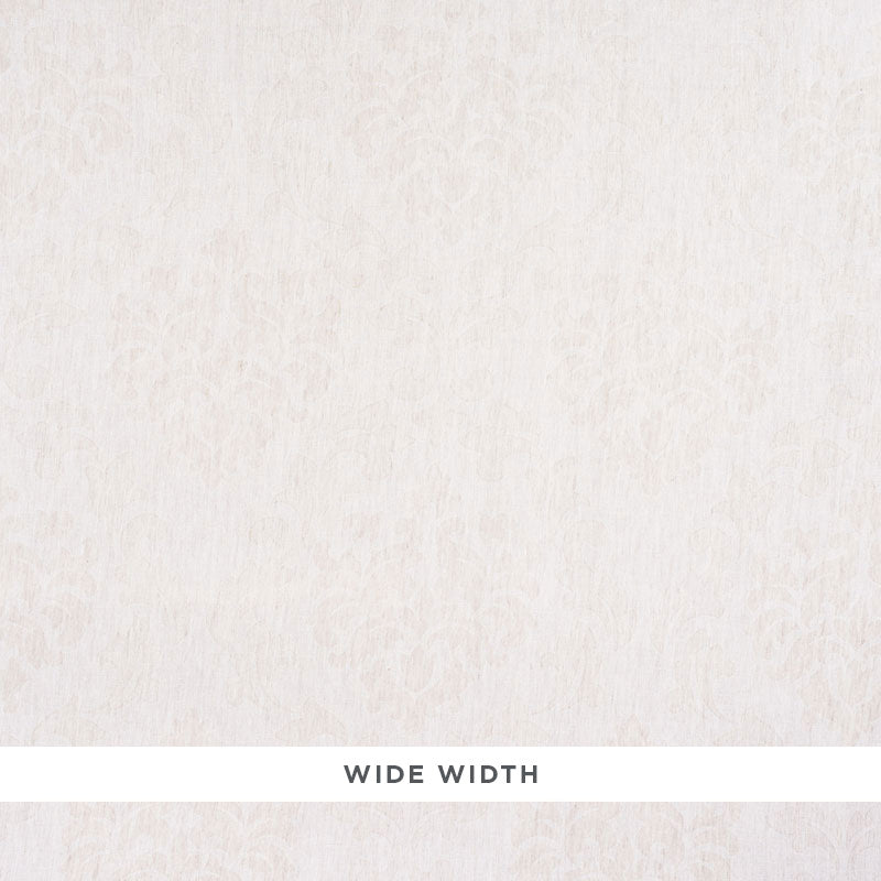 Harper Damask Sheer fabric in flax color - pattern number 70081 - by Schumacher in the Essentials: Sheers &amp; Casements collection