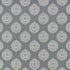 Olana Linen Embroidery fabric in slate color - pattern number 70201 - by Schumacher in the Contemporary Embroideries collection