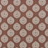 Olana Linen Embroidery fabric in cafe mocha color - pattern number 70203 - by Schumacher in the Contemporary Embroideries collection