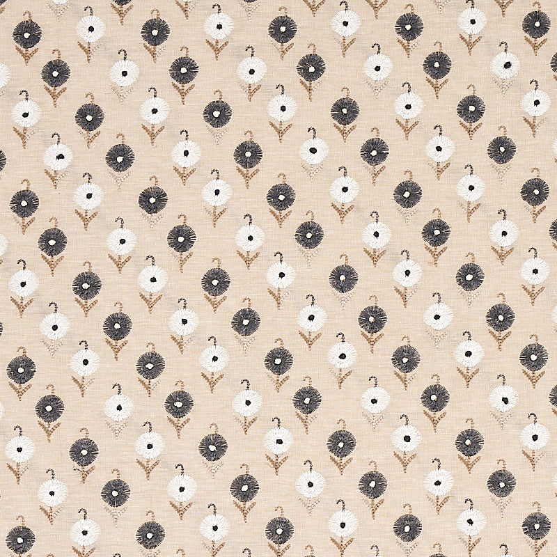 Avodica Embroidery fabric in moonstone color - pattern number 70212 - by Schumacher in the Contemporary Embroideries collection