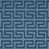 A Maze Embroidery fabric in cadet color - pattern number 70235 - by Schumacher in the Contemporary Embroideries collection