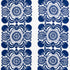 Castanet Embroidery fabric in cobalt color - pattern number 70260 - by Schumacher in the Contemporary Embroideries collection