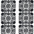 Castanet Embroidery fabric in black color - pattern number 70263 - by Schumacher in the Bohemia collection