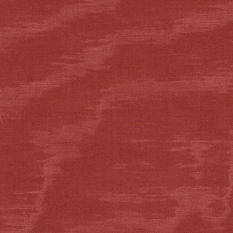 Incomparable Moire fabric in cinnabar color - pattern number 70417 - by Schumacher in the Perfect Basics: Moire collection