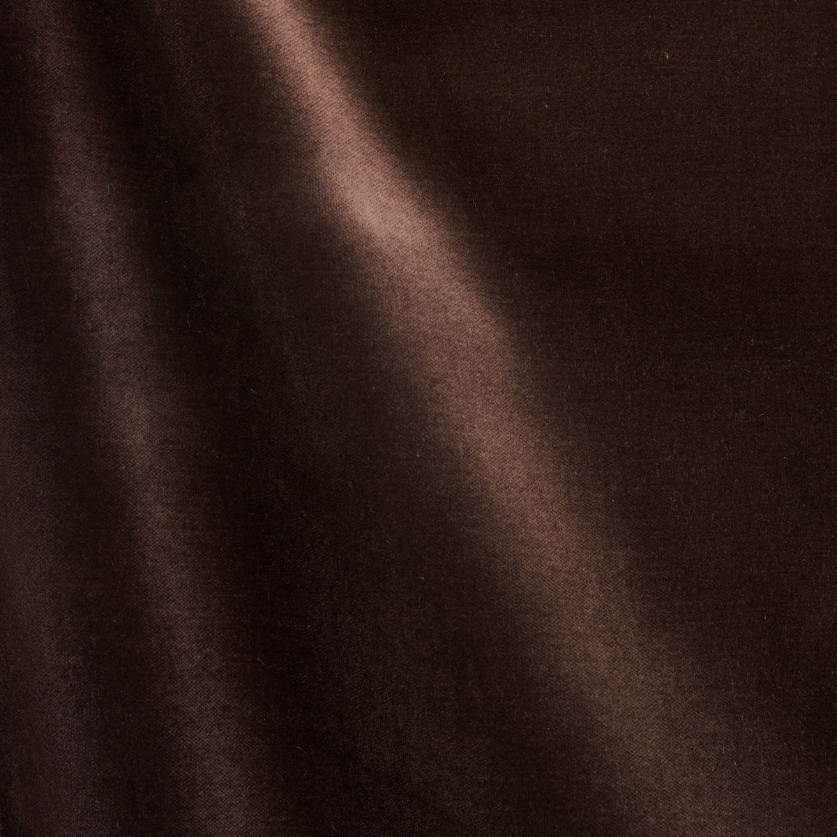 Rocky Performance Velvet fabric in espresso color - pattern number 70466 - by Schumacher in the Perfect Basics: Velvet collection