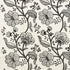 Full Bloom Embroidery fabric in ink color - pattern number 70812 - by Schumacher in the Contemporary Embroideries collection