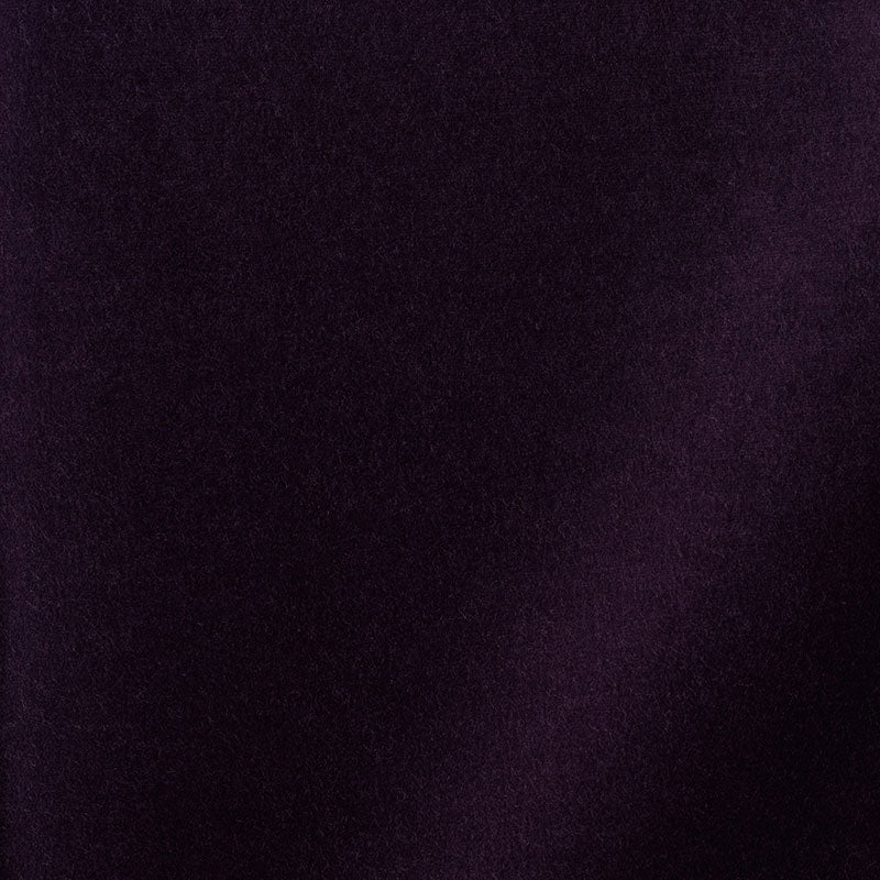Rocky Performance Velvet fabric in aubergine color - pattern number 70825 - by Schumacher in the Perfect Basics: Velvet collection