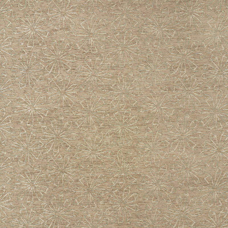 Flower Chenille fabric in sandstone color - pattern number 70861 - by Schumacher in the Flower Chenille Collection collection