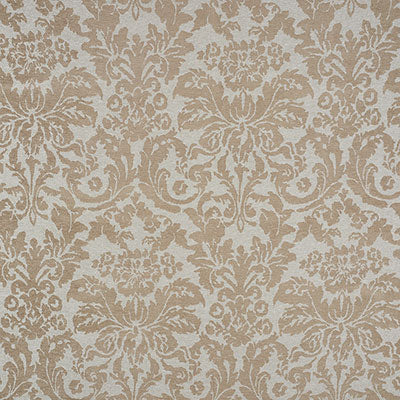 Ansley Damask fabric in stone color - pattern number 71110 - by Schumacher in the New Opulence collection