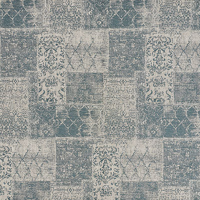 Osmand fabric in aegean color - pattern number 71122 - by Schumacher in the New Opulence collection