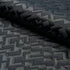 Salon Matelasse Satin fabric in ebony color - pattern number 71190 - by Schumacher in the New Opulence collection