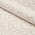 Salon Matelasse Satin fabric in pearl color - pattern number 71192 - by Schumacher in the New Opulence collection