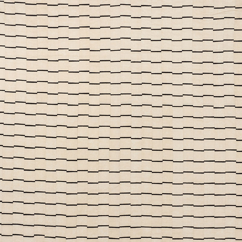 Lines fabric in black color - pattern number 71210 - by Schumacher in the David Kaihoi collection