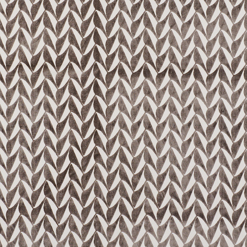 Spades fabric in taupe color - pattern number 71234 - by Schumacher in the David Kaihoi collection