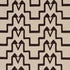 Turkish Step fabric in brown color - pattern number 71244 - by Schumacher in the David Kaihoi collection