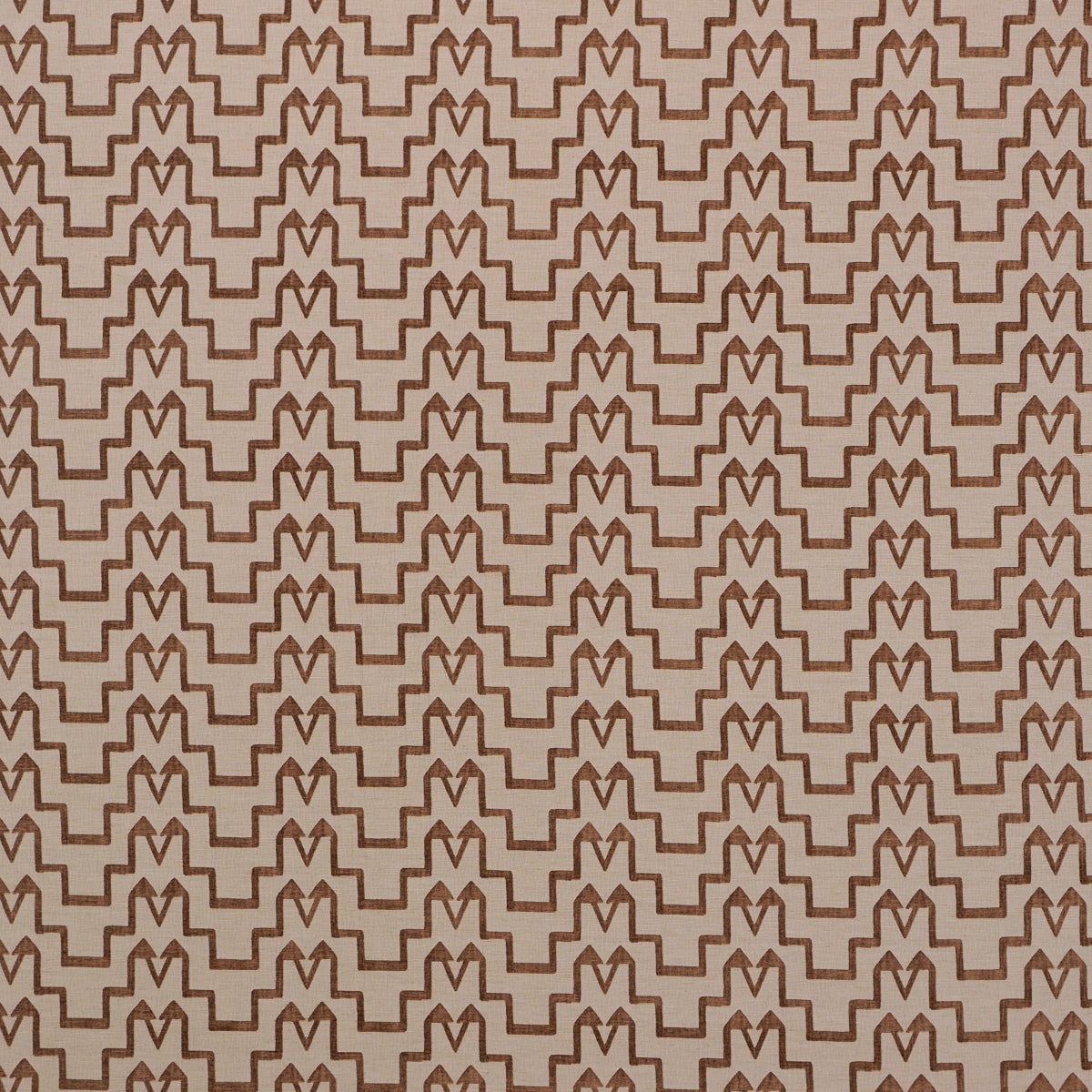 Turkish Step fabric in biscuit color - pattern number 71245 - by Schumacher in the Atelier Paris collection