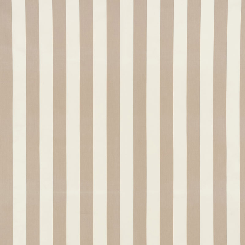 Andy Stripe fabric in taupe color - pattern number 71322 - by Schumacher in the Essentials: Classic Stripe collection