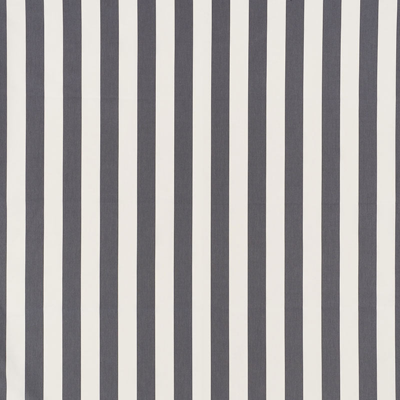 James Stripe fabric in charcoal color - pattern number 71350 - by Schumacher in the Essentials: Classic Stripe collection