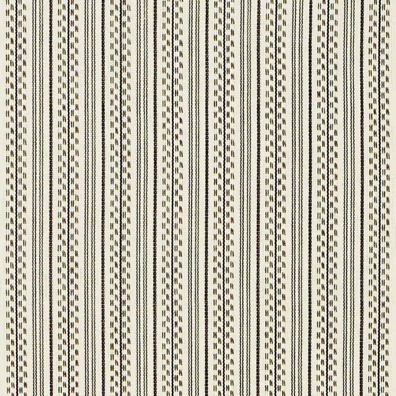 Jack Stripe fabric in black color - pattern number 71414 - by Schumacher in the Essentials: Stripe II collection