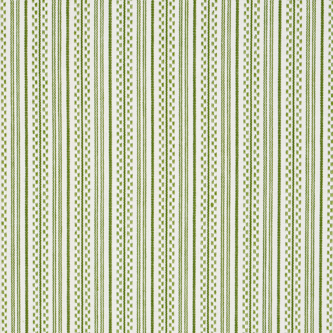 Jack Stripe fabric in green color - pattern number 71416 - by Schumacher in the Stripes Revisits collection