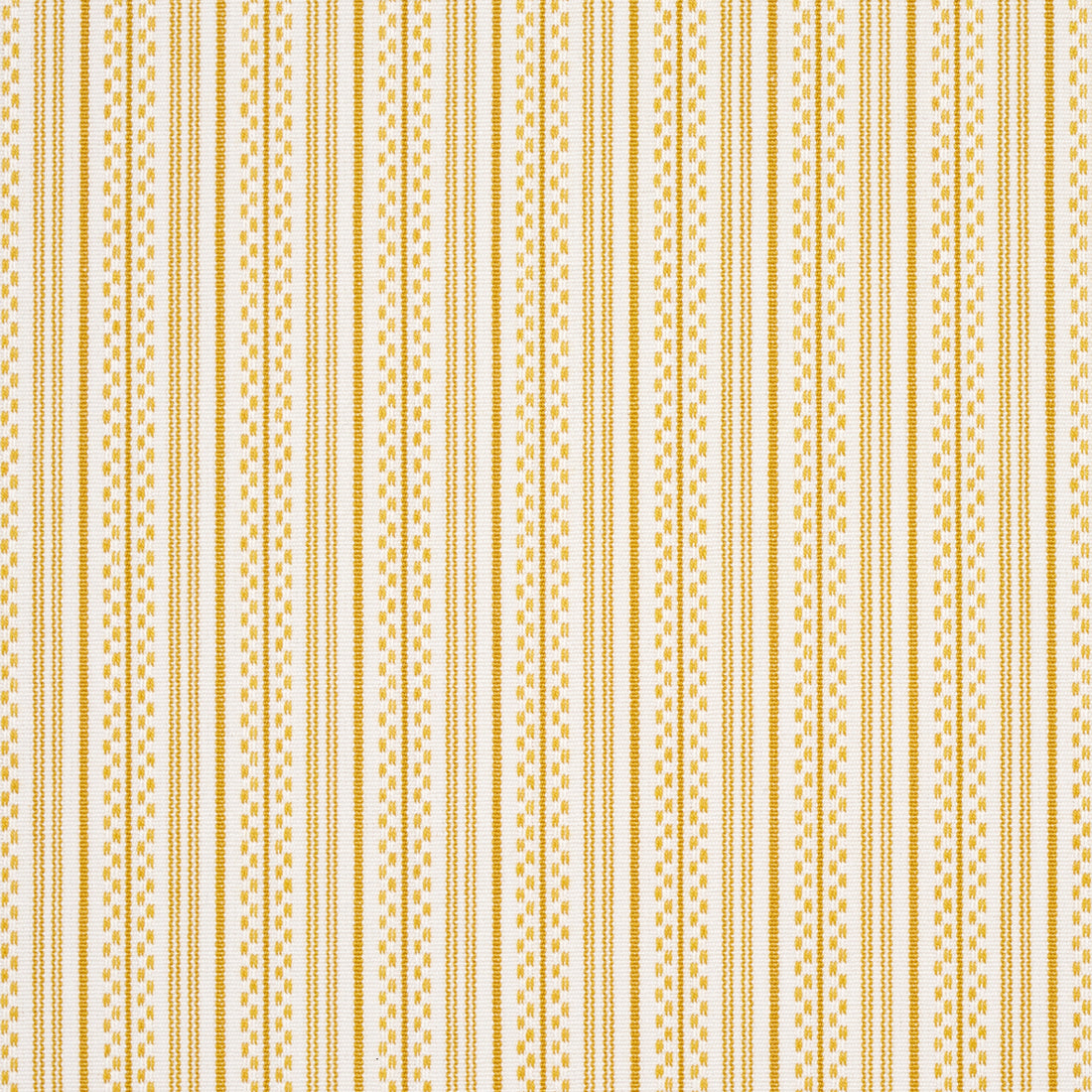 Jack Stripe fabric in yellow color - pattern number 71417 - by Schumacher in the Stripes Revisits collection