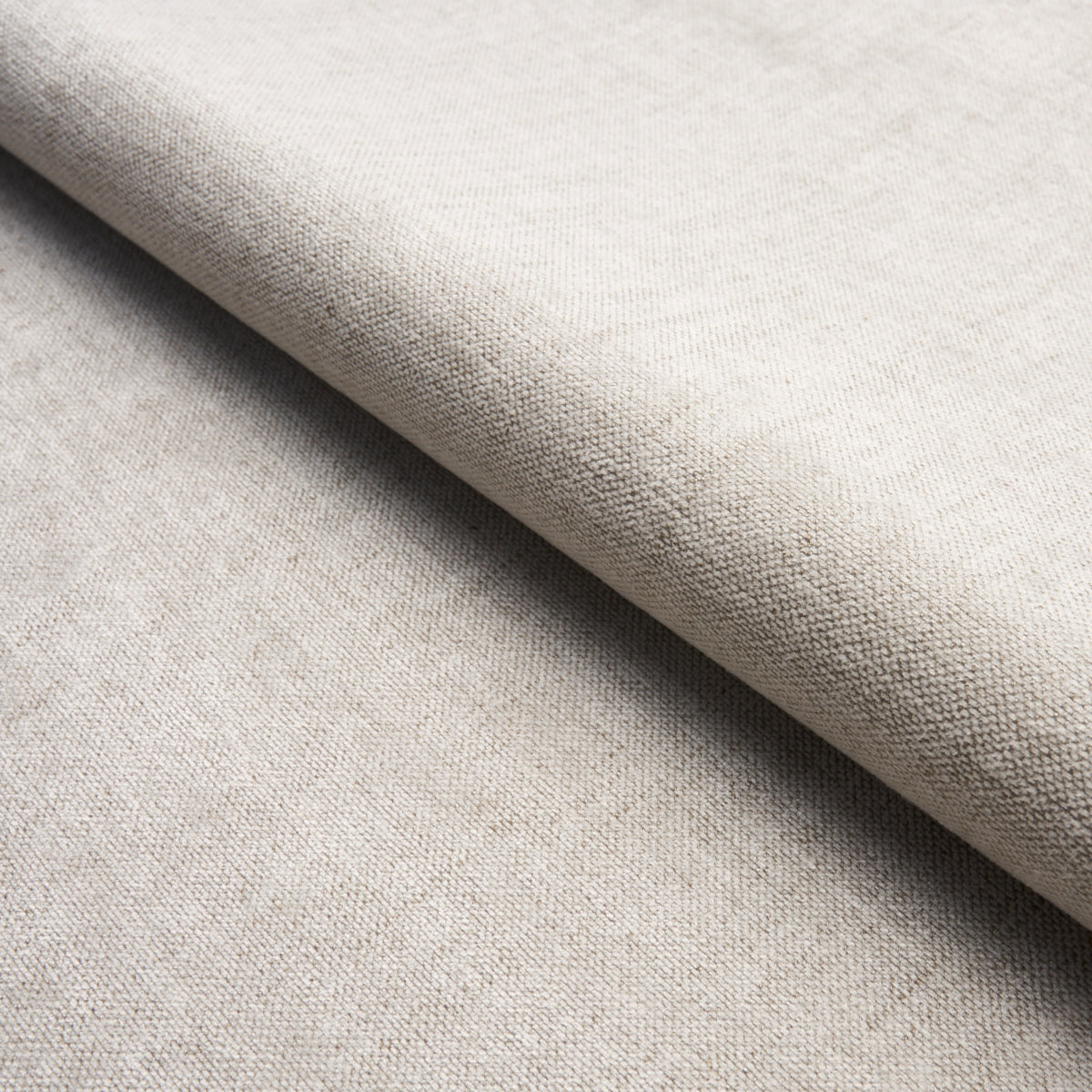 Franco Linen Blend Chenille fabric in birch color - pattern number 71725 - by Schumacher in the Perfect Basics: Chenille collection