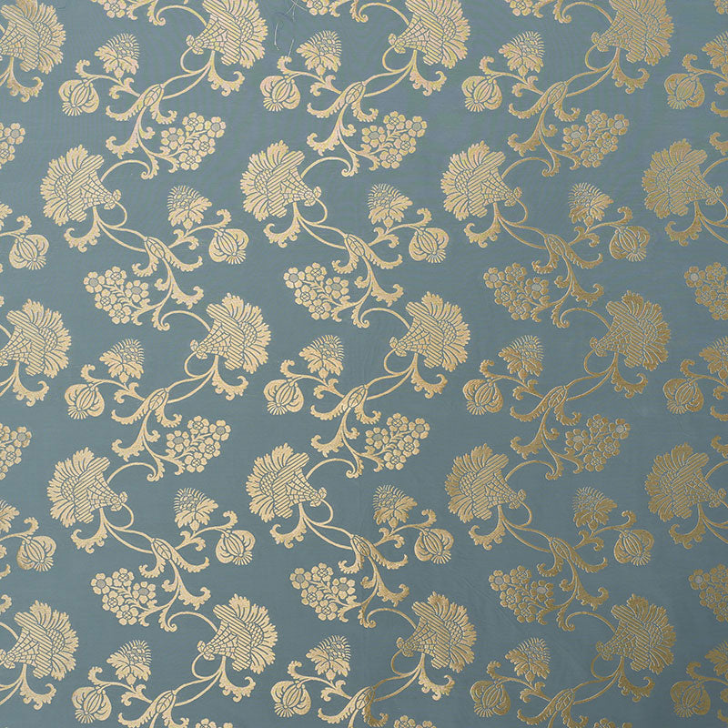 Margaux fabric in ciel shimmer color - pattern number 71842 - by Schumacher in the Schumacher Classics II collection