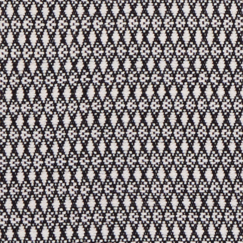 Zoila fabric in black color - pattern number 71860 - by Schumacher in the Caravanne collection