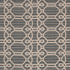 Ziz Embroidery fabric in coal color - pattern number 71931 - by Schumacher in the Caravanne collection