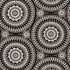 Idris Embroidery fabric in black and ivory color - pattern number 71953 - by Schumacher in the Caravanne collection