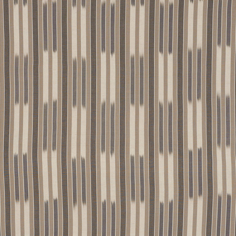 Cusco Ikat fabric in charcoal color - pattern number 71971 - by Schumacher in the Caravanne collection