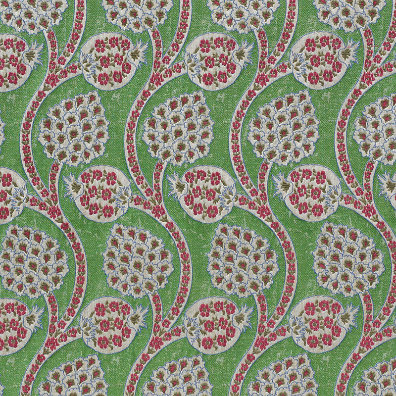 Persephone fabric in verdant color - pattern number 72001 - by Schumacher in the Ottoman Chic collection