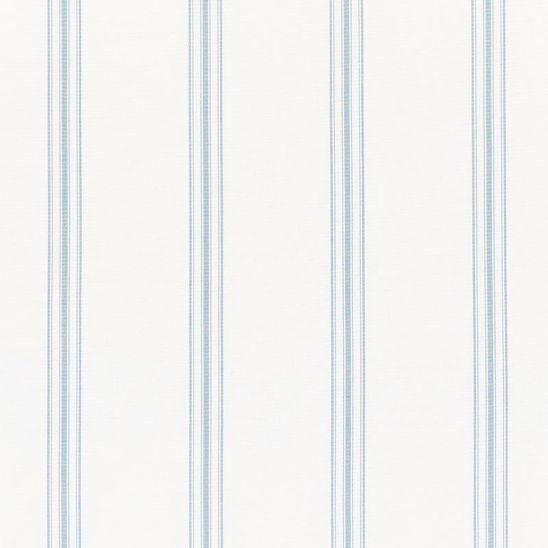 Gainsbourg fabric in delft color - pattern number 72030 - by Schumacher in the Stripes Revisits collection