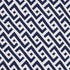 Safari Applique fabric in blue color - pattern number 72040 - by Schumacher in the Miles Redd collection