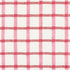 Pauline Check Casement fabric in rose color - pattern number 72072 - by Schumacher in the Country Chic collection