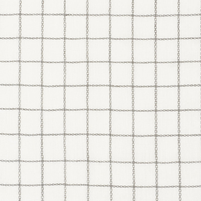 Agnes Sheer fabric in grisaille color - pattern number 72081 - by Schumacher in the Country Chic collection