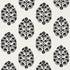 Talitha Embroidery fabric in blackwork color - pattern number 72090 - by Schumacher in the Uncommon Threads collection