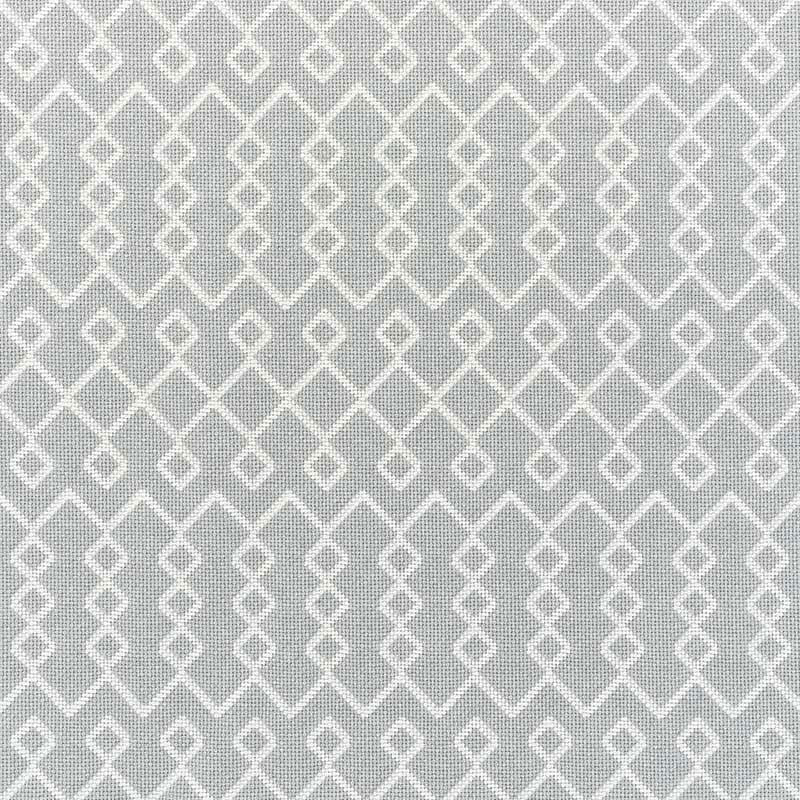 Bricolette fabric in grey color - pattern number 72112 - by Schumacher in the Essentials: Mid-Scale Upholstery collection