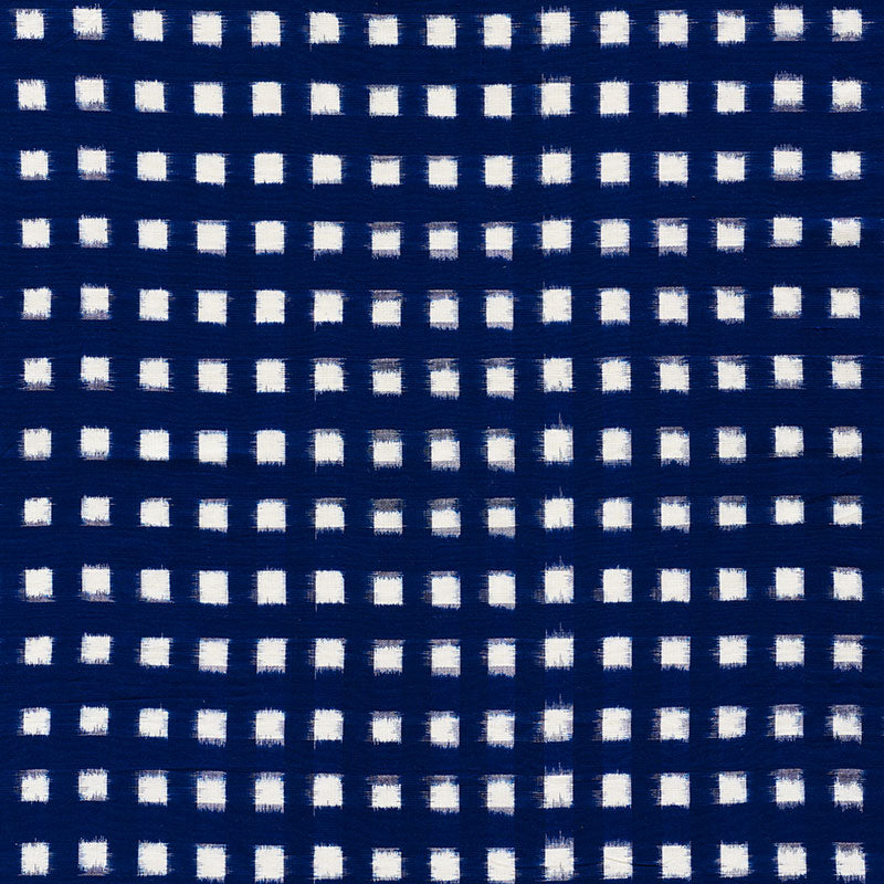 Heiho Ikat fabric in indigo color - pattern number 72350 - by Schumacher in the Fashion Forward collection