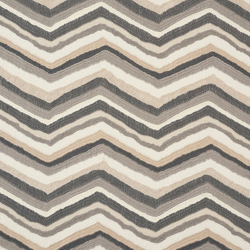 Shasta Embroidery fabric in neutral color - pattern number 72470 - by Schumacher in the Open Sky collection