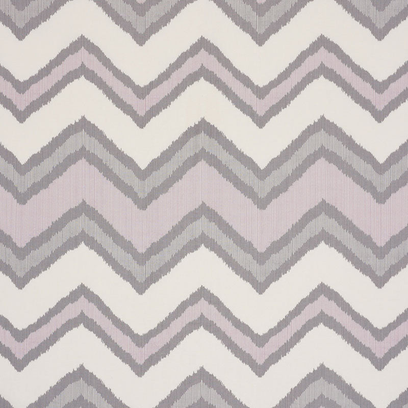 Chevron Ikat fabric in lilac color - pattern number 72632 - by Schumacher in the Ikat Collection collection