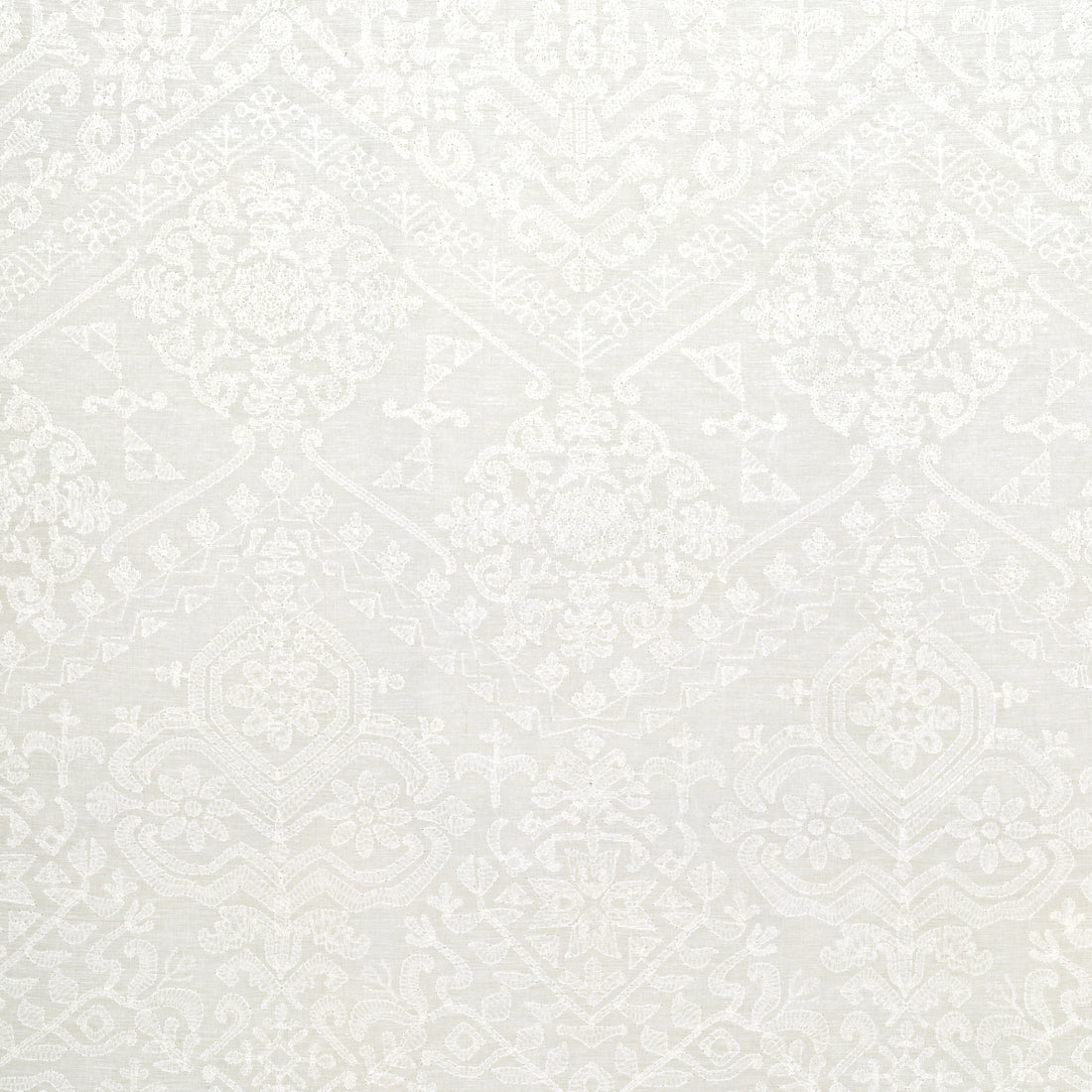 Camilla Sheer fabric in ivory color - pattern number 72660 - by Schumacher in the Sheers &amp; Casements III collection