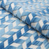 Chevron Strie Velvet fabric in porcelain color - pattern number 72815 - by Schumacher in the Cut & Patterned Velvets collection